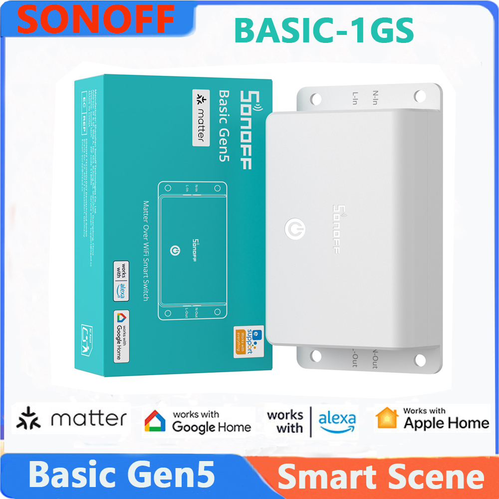 Sonoff Basic Switch - Умный выключатель SONOFF Basic Gen5 (BASIC-1GS)