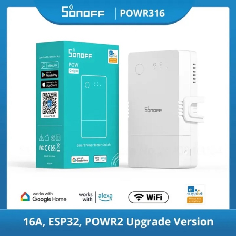 Sonoff Basic Switch - SONOFF POW Origin Powr316 интеллектуальный измеритель