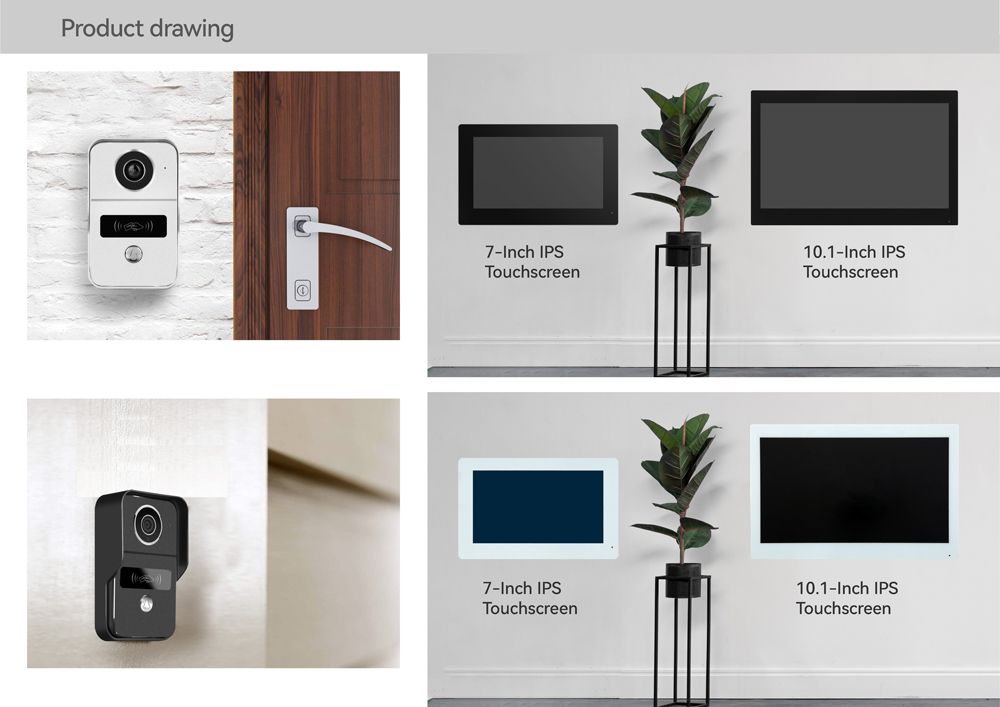 Дополнительный 10/7-дюймовый ц – обзор и цена Smart Doorbell Wired