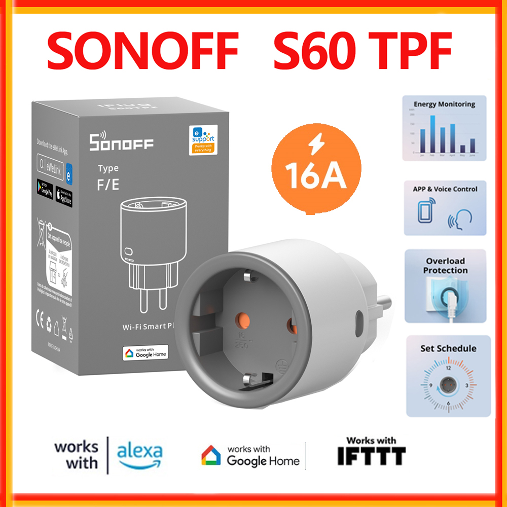 SONOFF S60 TPF EU Wi-Fi Smart  – обзор и цена Sonoff Basic Switch