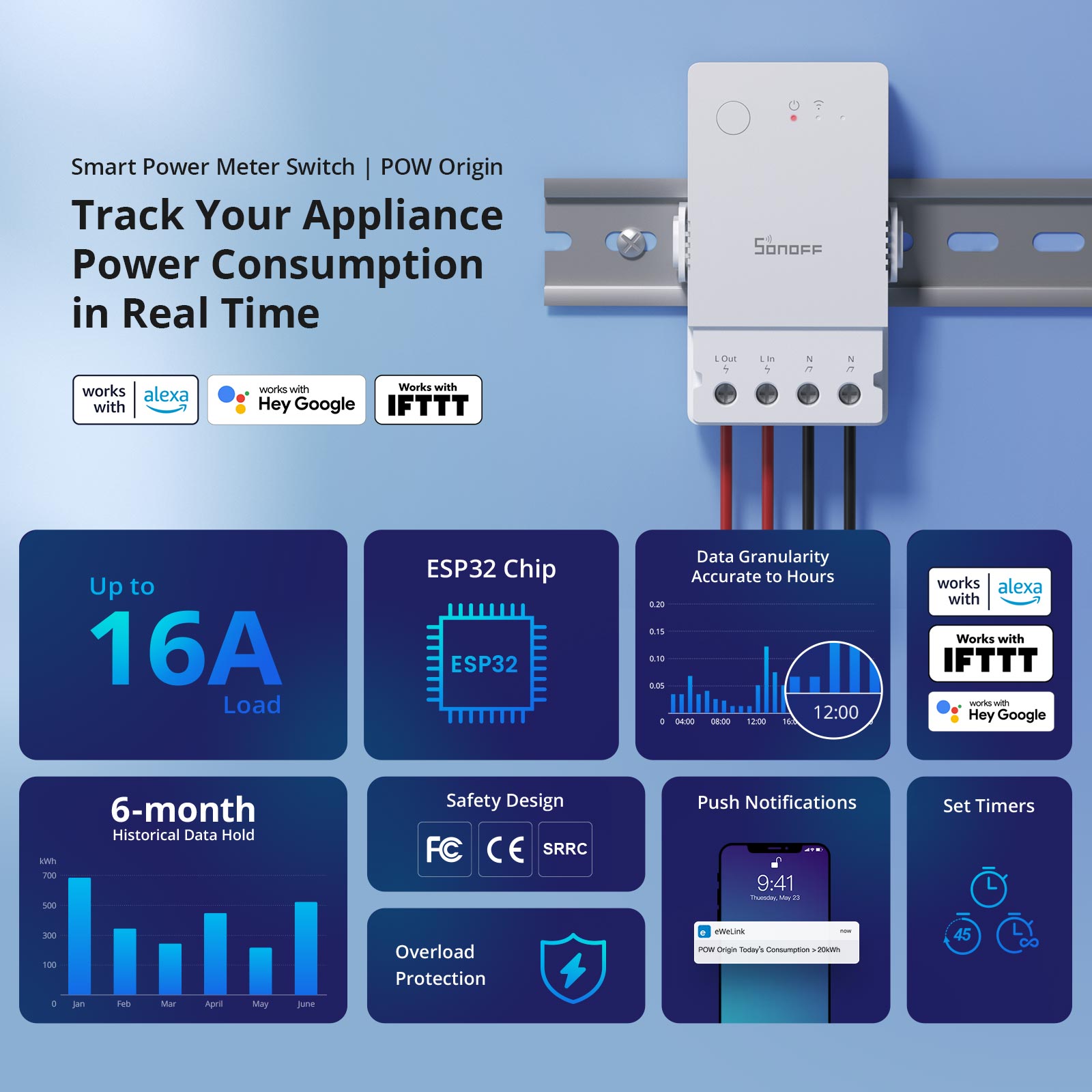 SONOFF POW Origin Powr316 инте – обзор и цена Sonoff Basic Switch