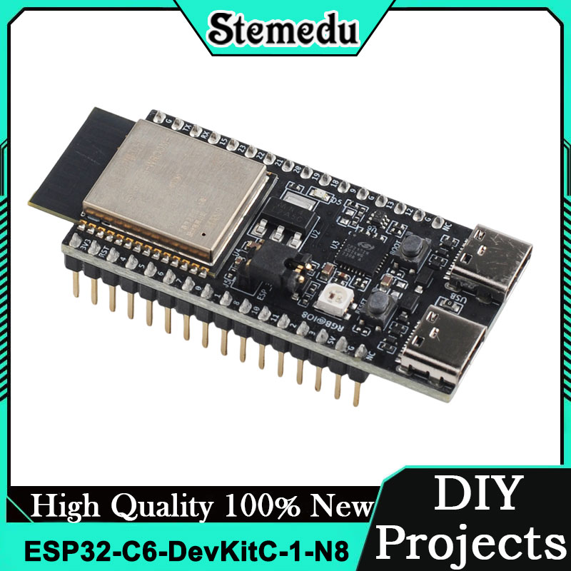 Плата ESP32 C6 DevKitC 1 N8 Io – обзор и цена Iot Diy Home Automation